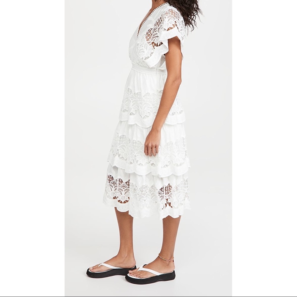 NWT FARM Rio Richelier Midi Dress - Picture 5 of 7